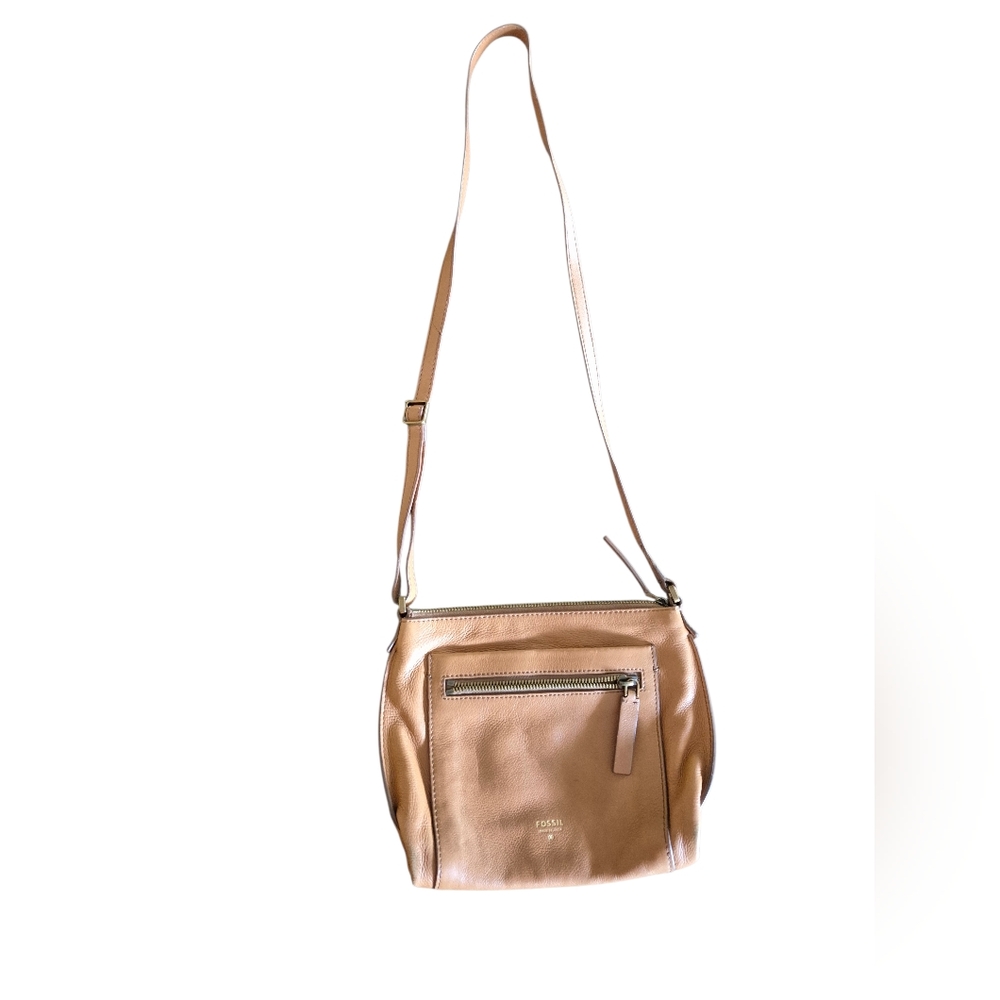 Fossil Tan Leather Women Bag